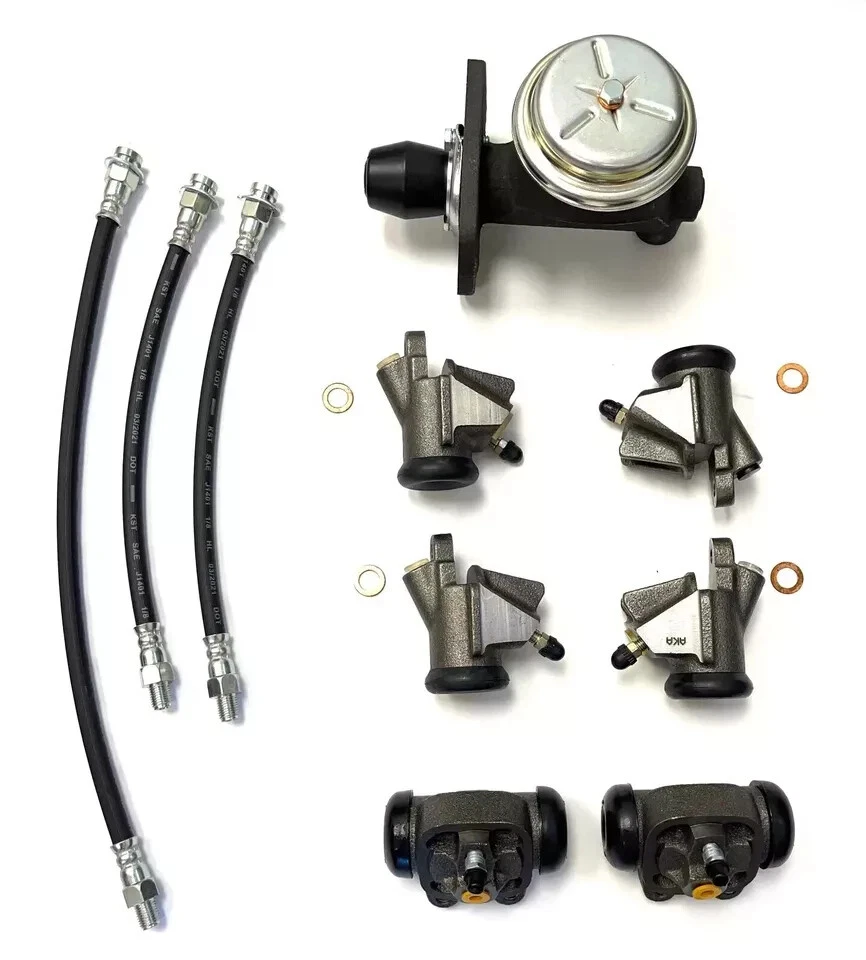 适用于 1957 - 1958 道奇 Royal 8 气缸制动主缸和软管重建套件 — 第 2/4 张图片