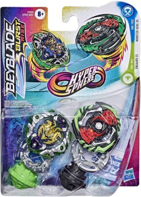 Beyblade Burst Rise Hypersphere Dual Pack Monster Ogre O5 & Engaard E5