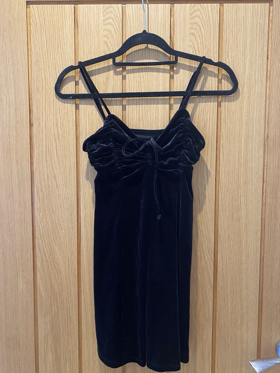 princess polly baby blue dress Light Before Dark Diana Velvet Mini Dress - Black XXL at Urban Outfitters main image 0