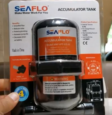 Seaflo Marine RV Water Accumulator Tank Boat Water Pump Pressure - Foto 6