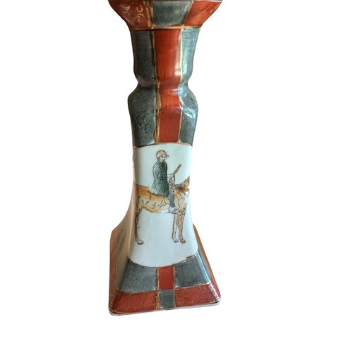 Horse & Rider Equestrian Candleholder Set/2 - Picture 4 of 8