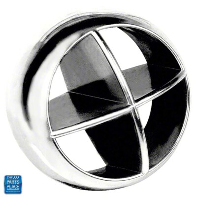 1969 Firebird Trans Am Dash Vent Ball Chrome EACH New