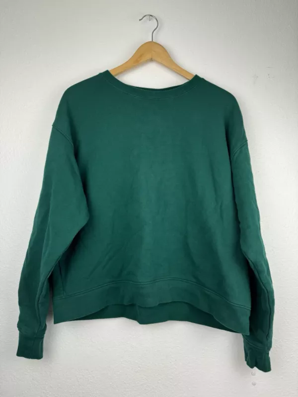 girlfriend-collective 50/50 cropped crewneck sweatshirt