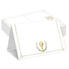 Baptism Place Cards Gold Foil Place Cards For Table Setting Religious Bautizo...