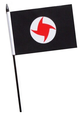 Syria Syrian Social Nationalist Party SSNP Small Hand Flag (6'' x 4'')