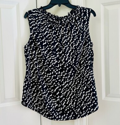 Ann Taylor Sleeveless Top Blouse, Size-10