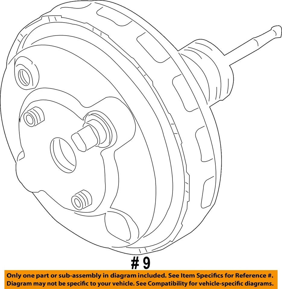 Amplificador de freno eléctrico usado se adapta a: Audi Q7 2009 sin control de distancia grado A Foto 4 de 4