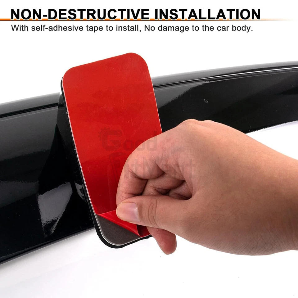 For Mazda RX-8 RX-7 RX-3 RX-4 55" Pro Style Rear Trunk Spoiler Wing Matte Black - Image 4 of 4