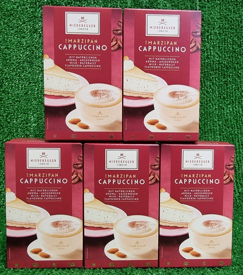 (23,60€/kg) 5x Niederegger Marzipan CAPPUCCINO Mandelgeschmack mild Versand 0€!