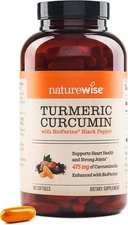 Curcumin Turmeric 2250Mg - 95% Curcuminoids & Bioperine Black Pepper Extract ...