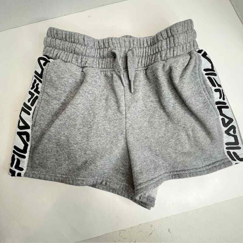 Pantaloncini da allenamento in pile grigio Fila taglia small