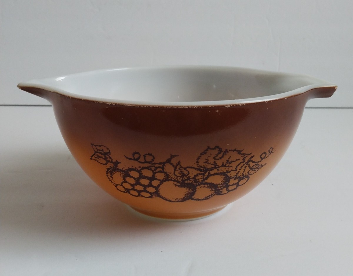 Pyrex - 美品OLD PYLEX ボール2つ brown s-l400.jpg