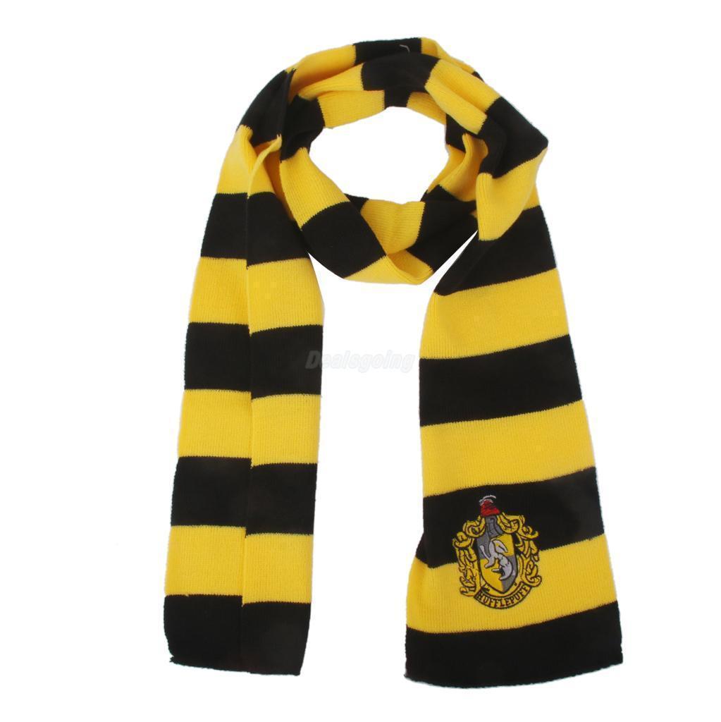 Harry Potter Vouge Hufflepuff House Cosplay Tejido Disfraz Bufanda Envoltura