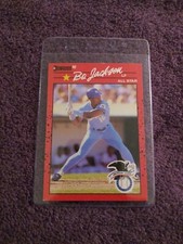 1990 Donruss Bo Jackson of Royals ALL STAR  #650 Baseball 0085