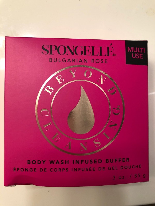 Spongelle Beyond Cleansing Boxed Sponge Bulgarian Rose Brand New