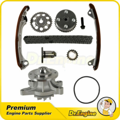 Timing Chain Kit w/VVT-i Gear Sprocket Water Pump Fit 00-06 Pontiac Toyota 1.8L