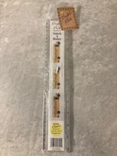 Crafter's Pride Stitch A Ruler Cross Stitch 12" Long 14 Ct Vinyl-Weave Acrylic