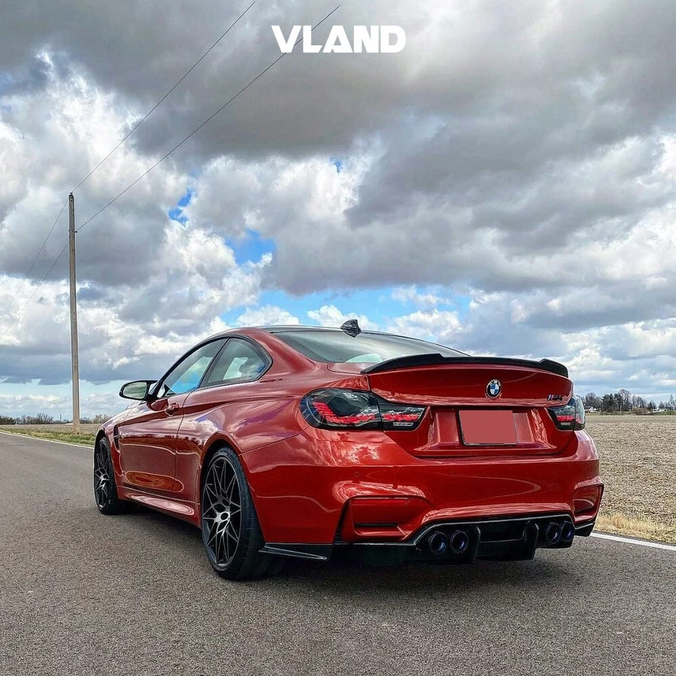 Luces traseras LED ahumadas VLAND para BMW F32 F33 F36 F82 F83 M4 2014-2020 Foto 2 de 4