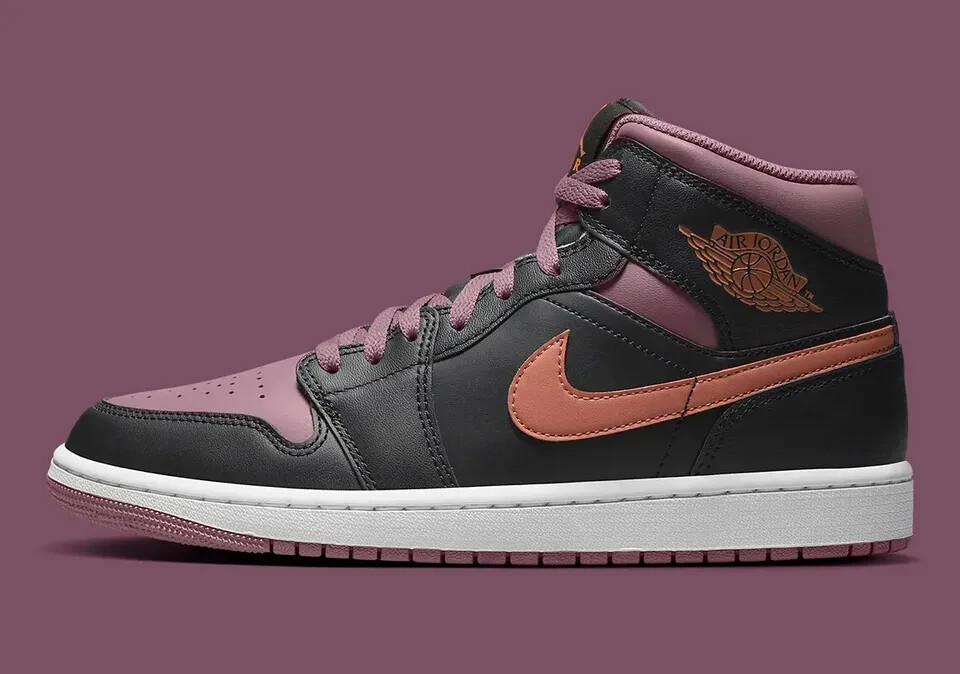 NEW Air Jordan 1 Mid SE Men's Sz 11 Black/Sky J Orange-Sky J NEW Air Jordan 1 Mid SE Men's Sz 11 Black/Sky J Orange-Sky J