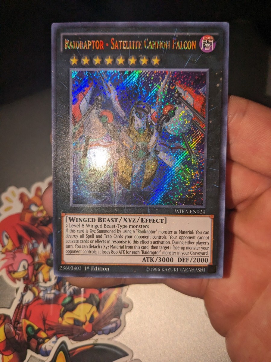 yugioh satellite cannon deck Raidraptor - Satellite Cannon Falcon WIRA-EN024 1st Edition secret rare