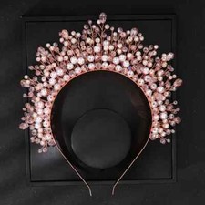 Crystal Bridal Headband Crown Wedding Hair Accessories Jewelry Headpiece Tiaras
