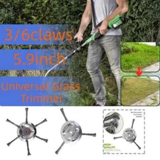 3/6 Claws Steel Wire Wheel Universal Brushhead Grass Trimmer Head Brush Cutter