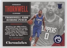 2017-18 Panini Chronicles Rookies Blue 51/199 Sindarius Thornwell #110 g2l