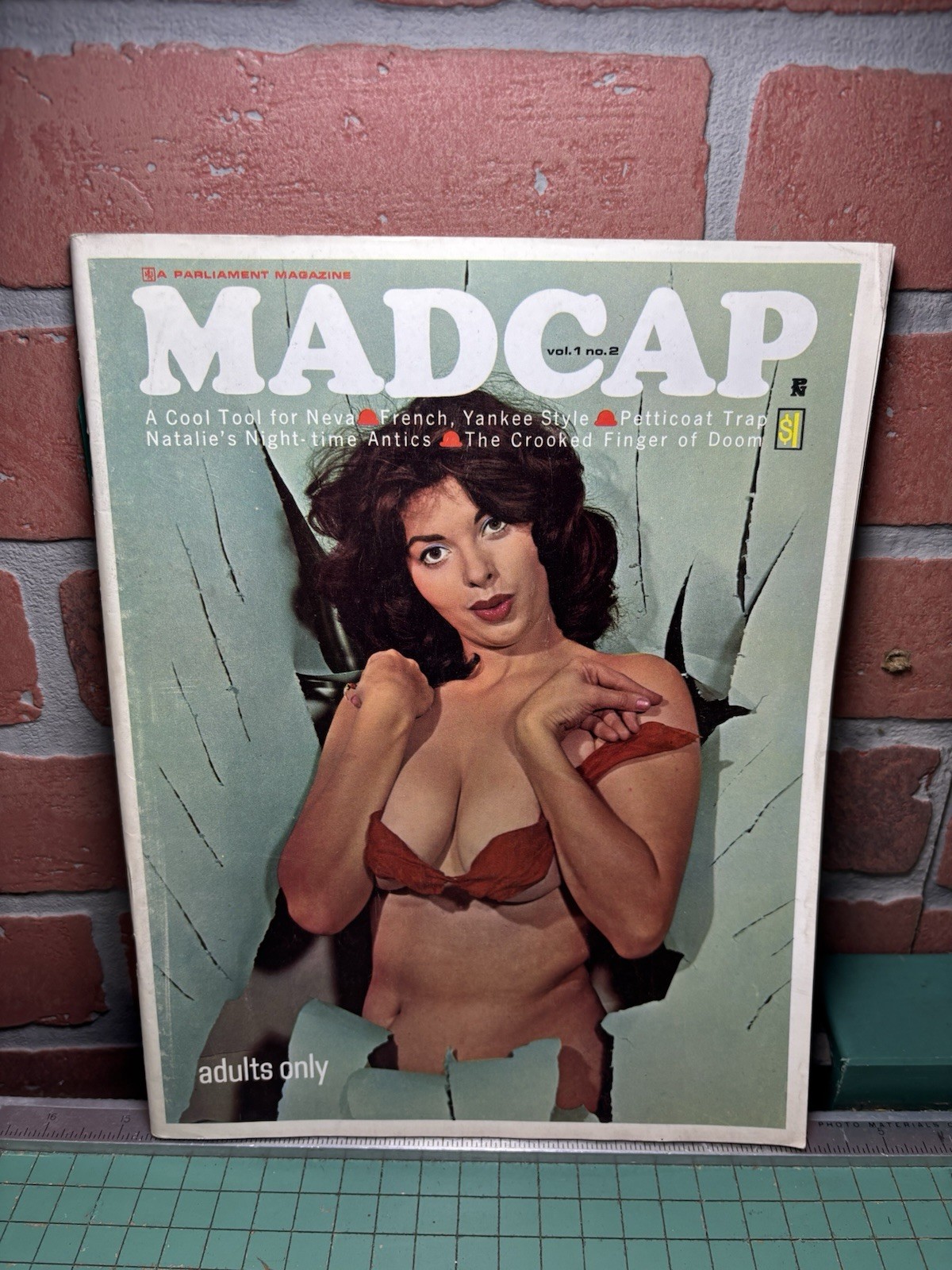 VOL1#2 1963 MADCAP MAGAZINE GABY RYKE NEVA SHAW ELMER BATTERS GIRLIE