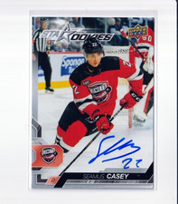 SEAMUS CASEY autographed '24/25 Upper Deck AHL 