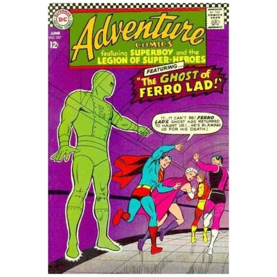 Adventure Comics #357 - 1938 series DC comics Fine minus [l 