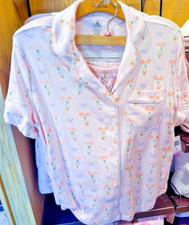 2026 Disney Parks Halloween Cutie Ghost Mickey Pajamas Set XXL 2X SOFT Pink