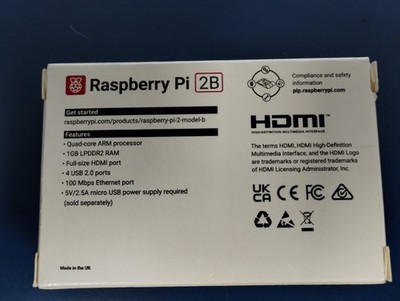 RASPBERRY PI Raspberry Pi 2 Model B, 1GB Ram