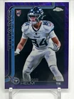 2025 Topps Chrome Football Purple Wave Refractor Gunnar Helm #305