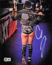 Cora Jade Signed Autograph WWE NXT 8x10 Photo Beckett BAS Elayna Black
