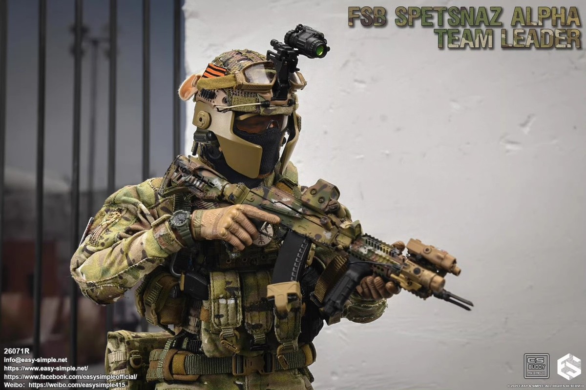 Ready! Easy&Simple ES 26071R 1/6 FSB SPETSNAZ ALPHA Team Leader