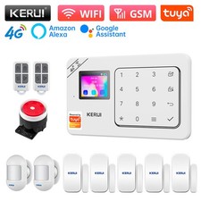 WIFI GSM 4G Wireless Security Burglar Door Alarm System Kit for Shed House