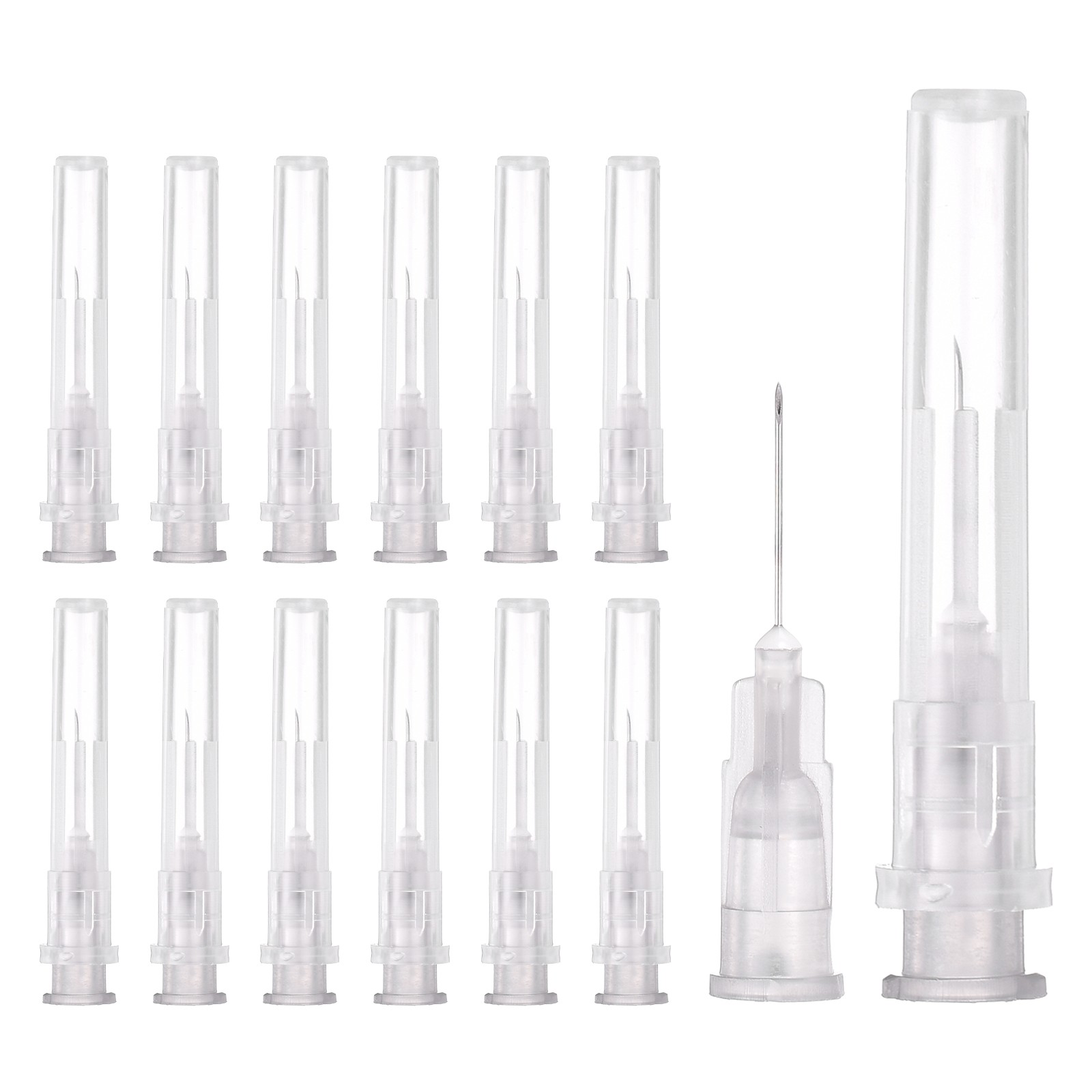 50 Pcs Dispensing Needle 27 Gauge 0.5", Stainless Steel Tips(Gray)