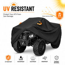 57" ATV Quad UTV Cover UV Dust Waterproof for Polaris Honda Yamaha Can-Am Suzuki