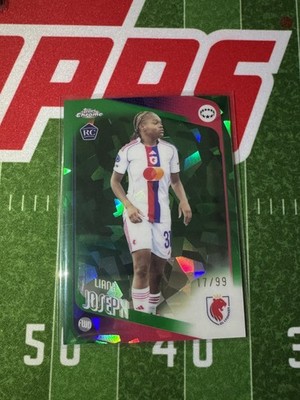2025-26 Topps Chrome UWCL Liana Joseph RC Green Refractor /99 #53