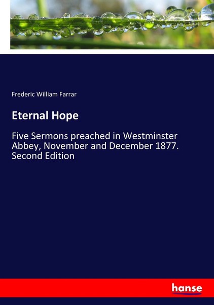 Frederic William Farrar | Eternal Hope | Taschenbuch | Englisch (2017) | 292 S.-image