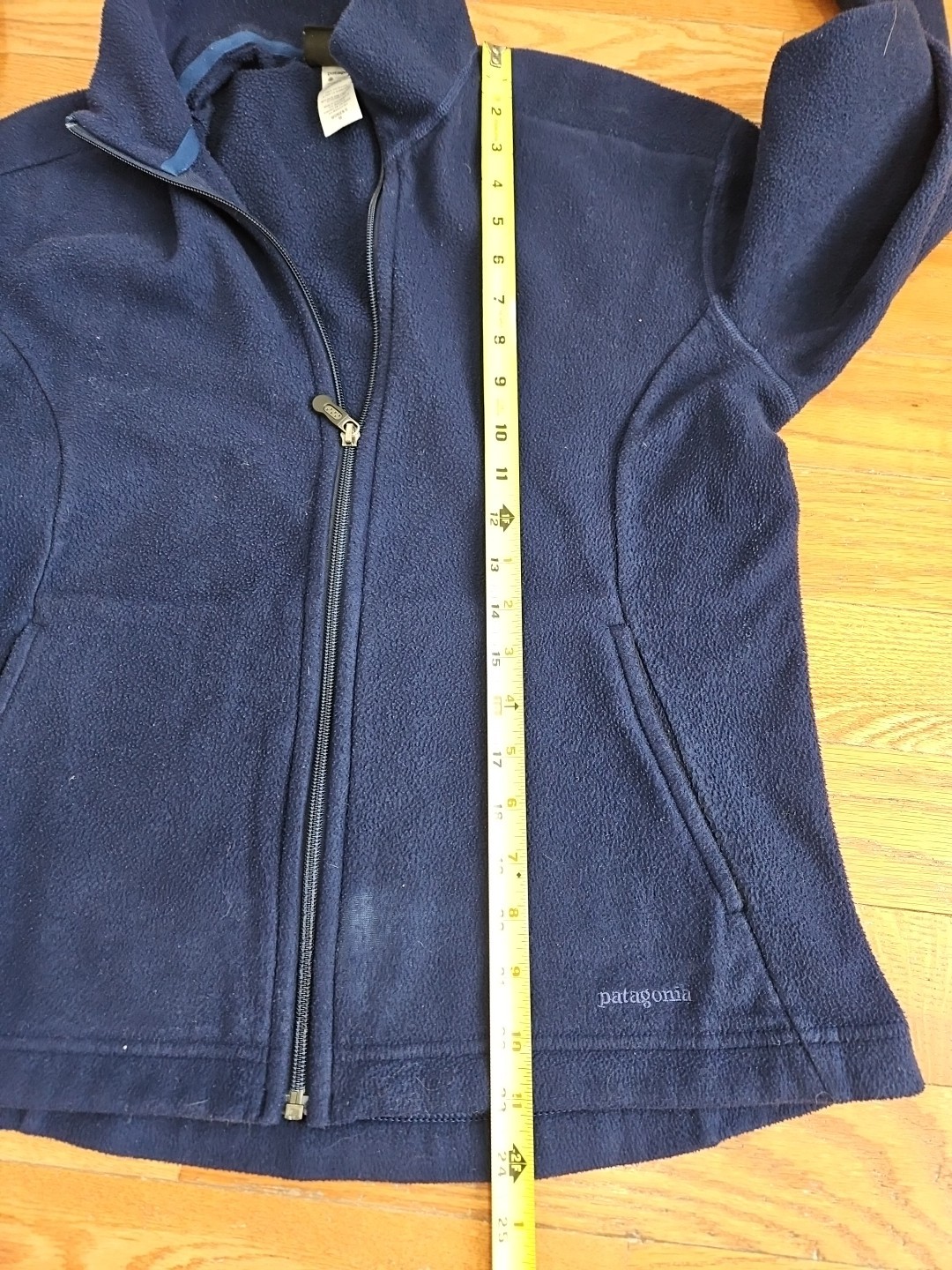 Patagonia Blue Full Zip Stand-Up Collar Mid-Length women’s Medium Casual Jacket  thumbnail 12