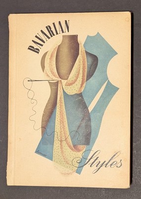 Kleines Büchlein BAVARIAN STYLES aus den 1940ern Nachkrieg - sehr selten!