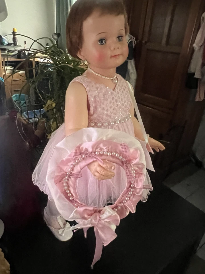 Красивый блестящий шифоновый розовый нарядный ансамбль, чтобы соответствовать идеальному дерзкому ходунку. 28"" - Изображение 4 из 4