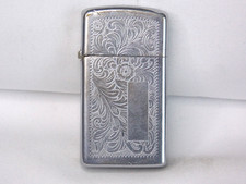 VINTAGE SLIM ZIPPO LIGHTER VENETIAN