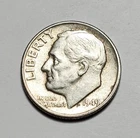 1949 P ROOSEVELT DIME 90% SILVER #C10577
