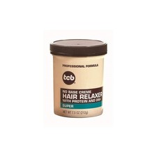 Tcb Hair Relaxer No Base Creme 7.5 Ounce Super Jar 221ml  12 Pack 