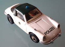 Märklin Sprint, piękna POLICJA - PORSCHE 911 TARGA w kolorze białym, nr 1318 działa w doskonałym stanie
