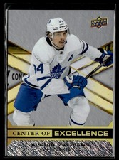 2020-21 Upper Deck Overtime Center of Excellence Auston Matthews Toronto Maple