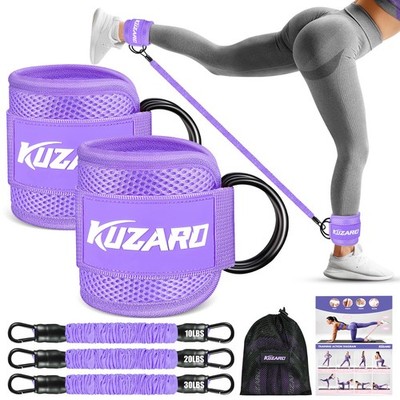 Ankle Resistance Bands with Cuffs, Ankle Weights Bands for Working Out, Leg a...