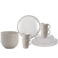 BRUNNER Melamin Ess Geschirr Set Lunch Box 16-teilig Camping Reise Teller Becher – Bild 3